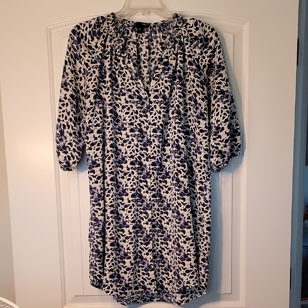 Stylish Blue Print Women's Top